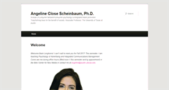 Desktop Screenshot of angelineclose.com